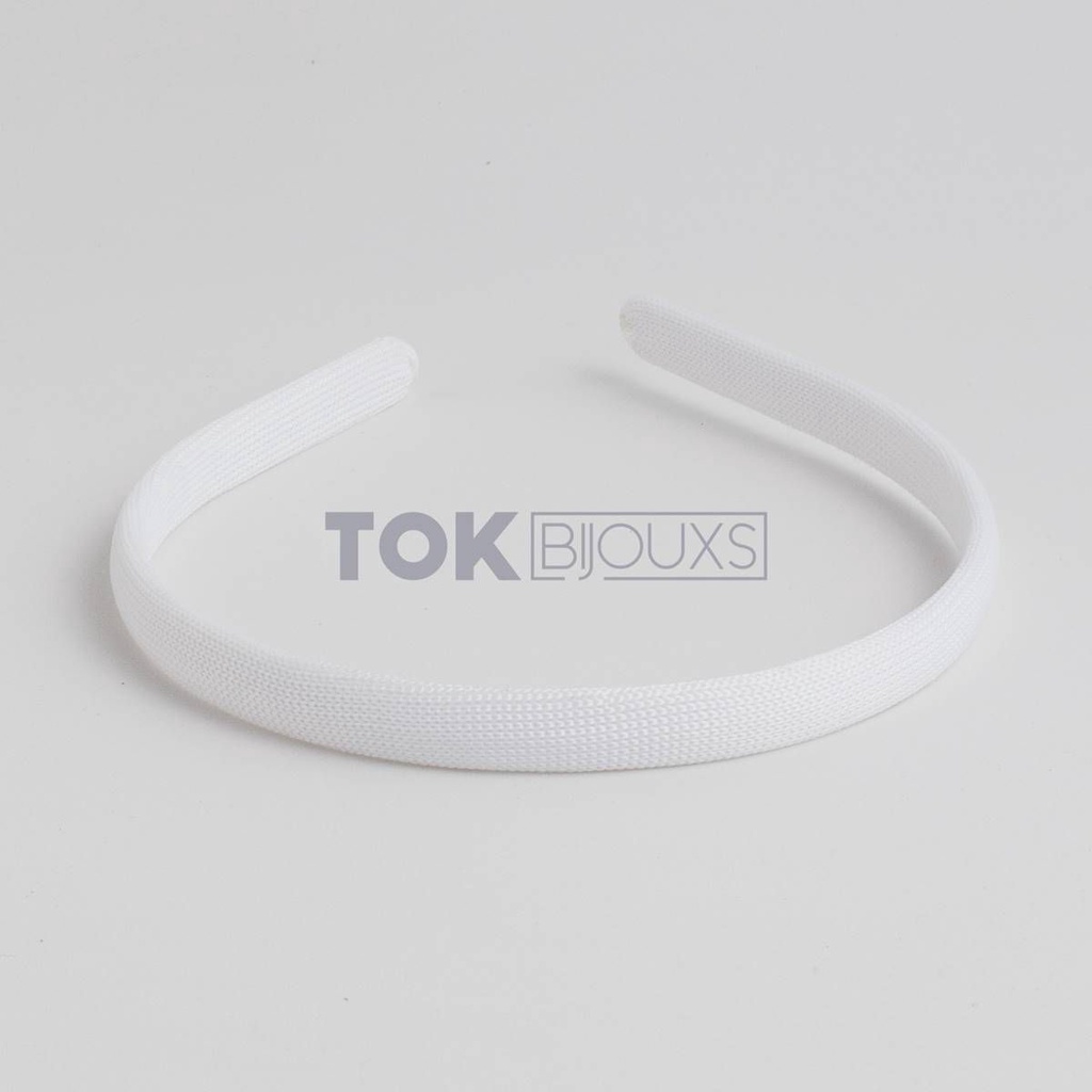 12 Tiaras Arcos Encapadas Forradas 10mm - Branco