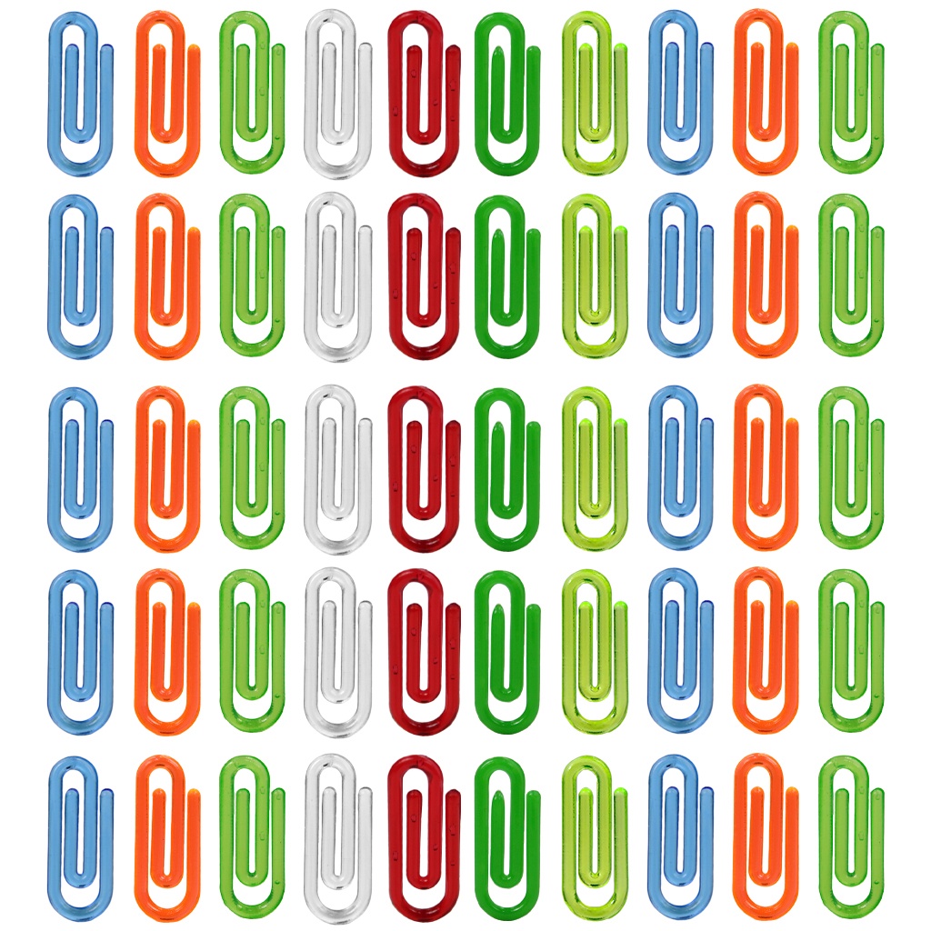 Clips Colorido 2,5cm Plástico Para Escola Escritório Prende Papel Bilhete Lembrete em Oferta na Shopee