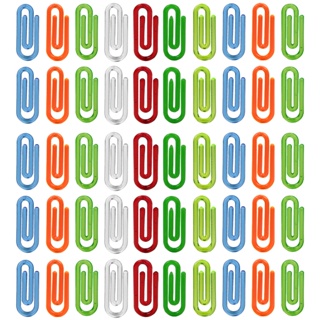 Clips Colorido 2,5cm Plástico Para Escola Escritório Prende Papel Bilhete Lembrete em Oferta na Shopee