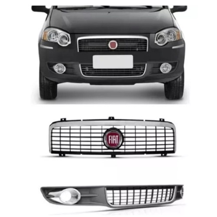 Grade Superior + Inferior Palio Siena Strada 2008 09 A 2012 em Oferta na Shopee