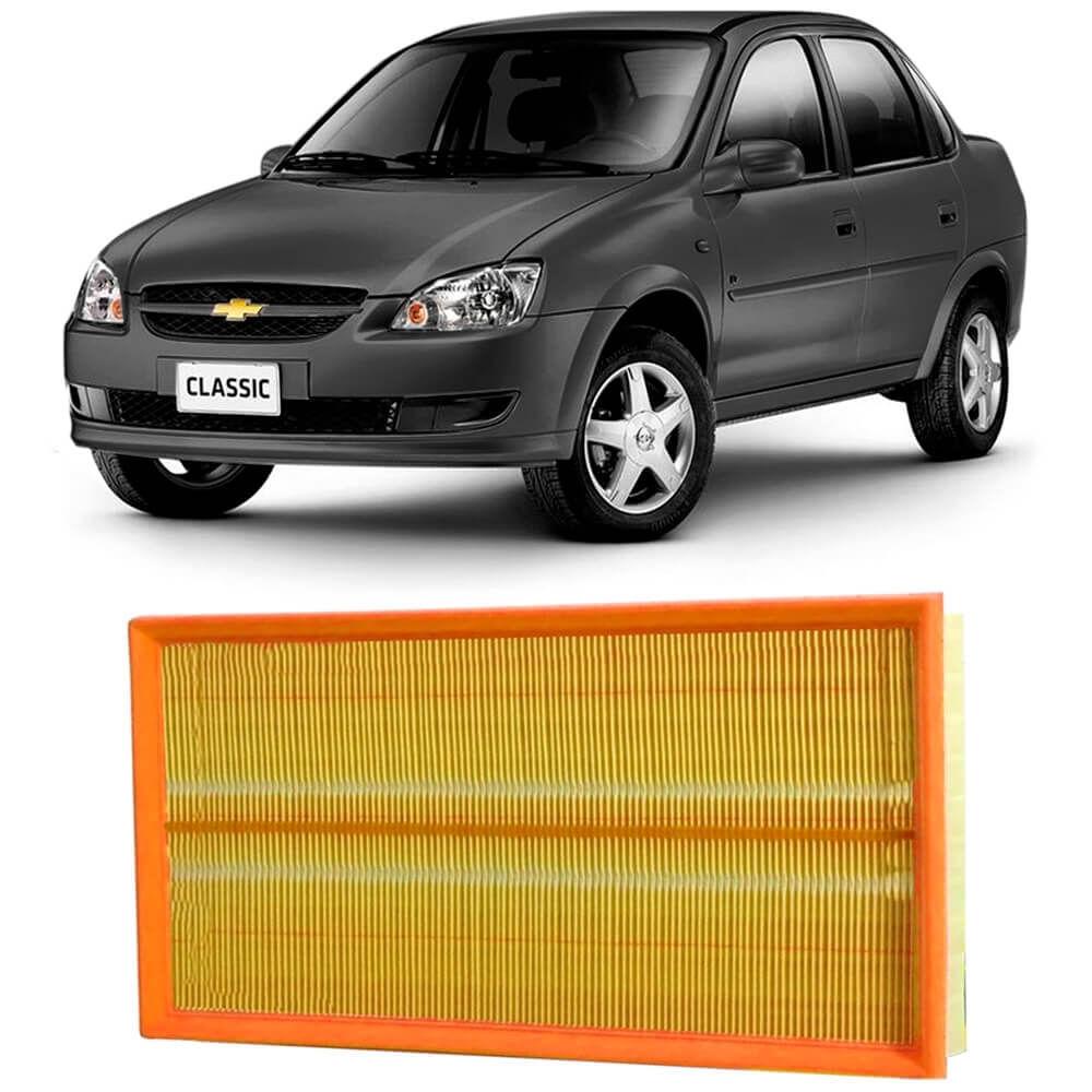 Filtro Ar Chevrolet Classic 1.0 2010 A 2016 Metal Leve
