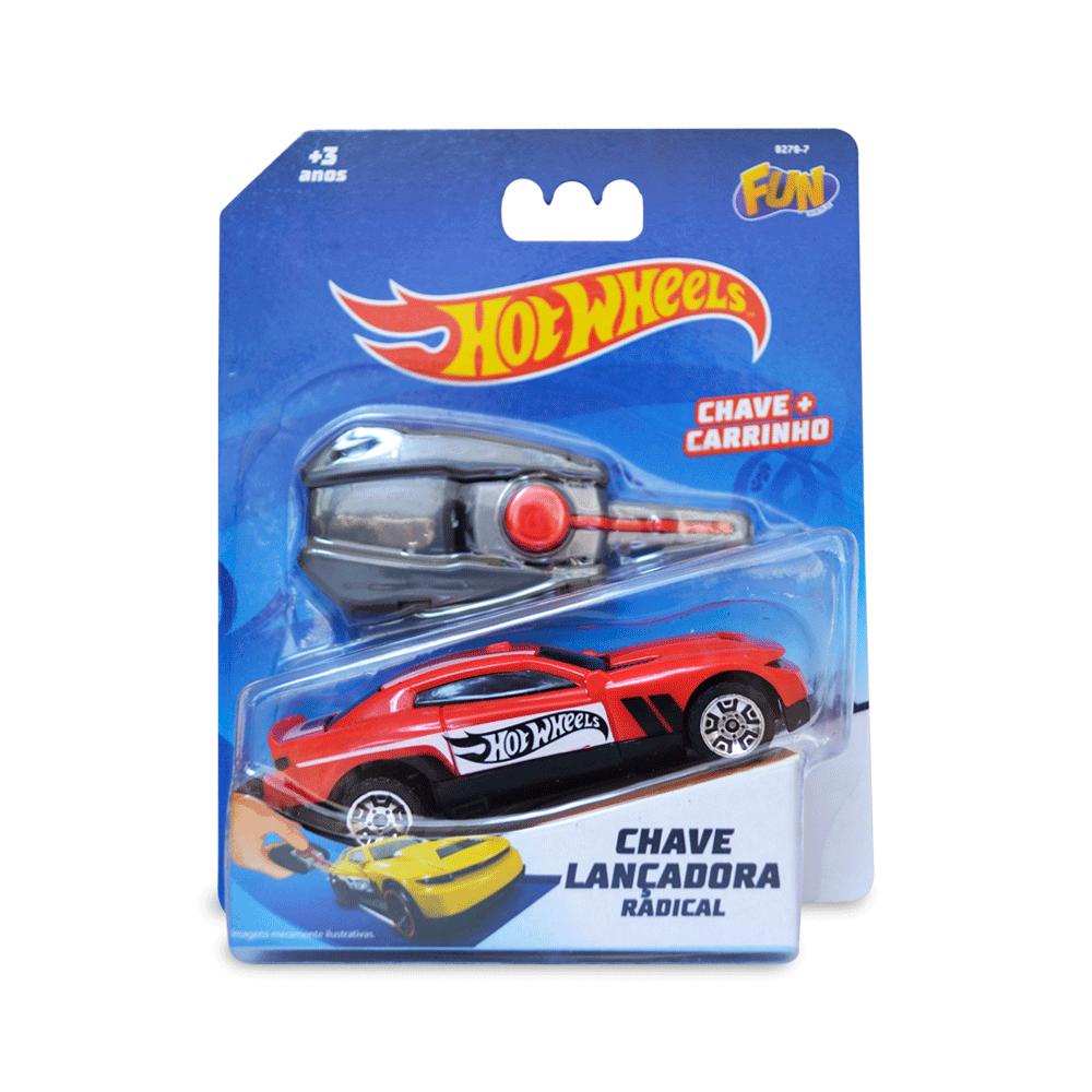 Carro Hot Wheels Chave Lançador Vermelho - Fun Divirta-se em Oferta na Shopee