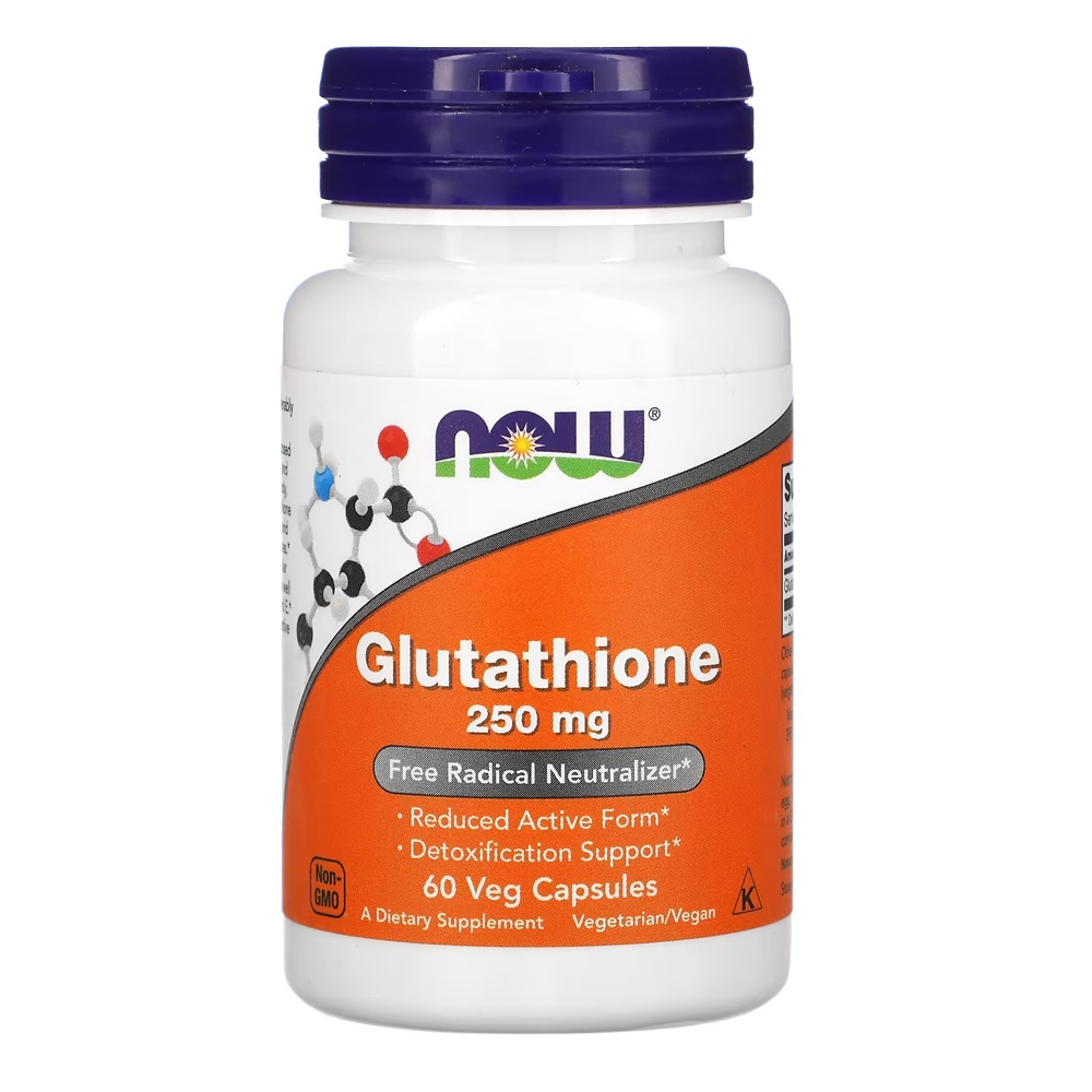 Glutathione Glutationa 250mg Now Foods 60Cap Vegetarianas em Oferta na Shopee