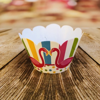 KIT Saia Para Cupcake Tema Flamingo  67.2   ( Nc Toys Cupcake ) em Oferta na Shopee