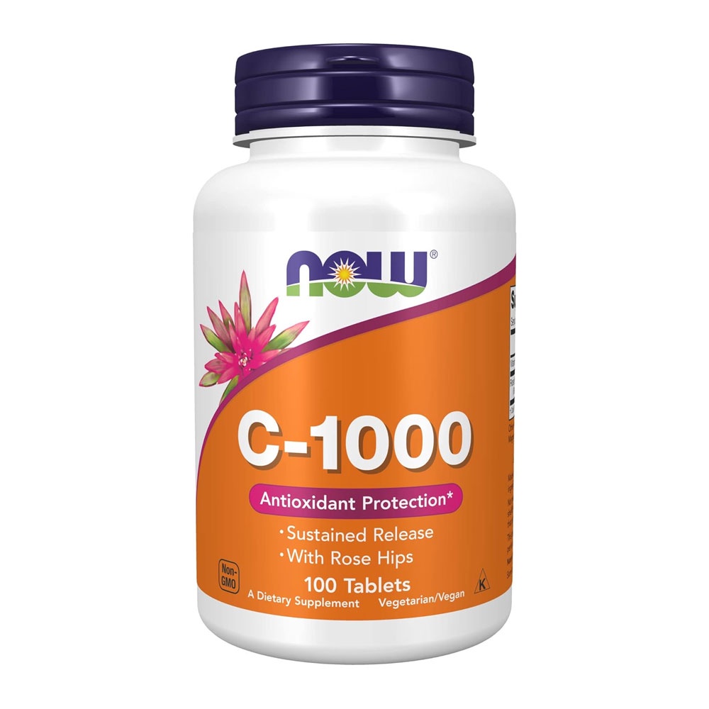 Vitamina C 1000mg Now Foods C-1000 e Rosa Mosqueta 100tabs em Oferta na Shopee