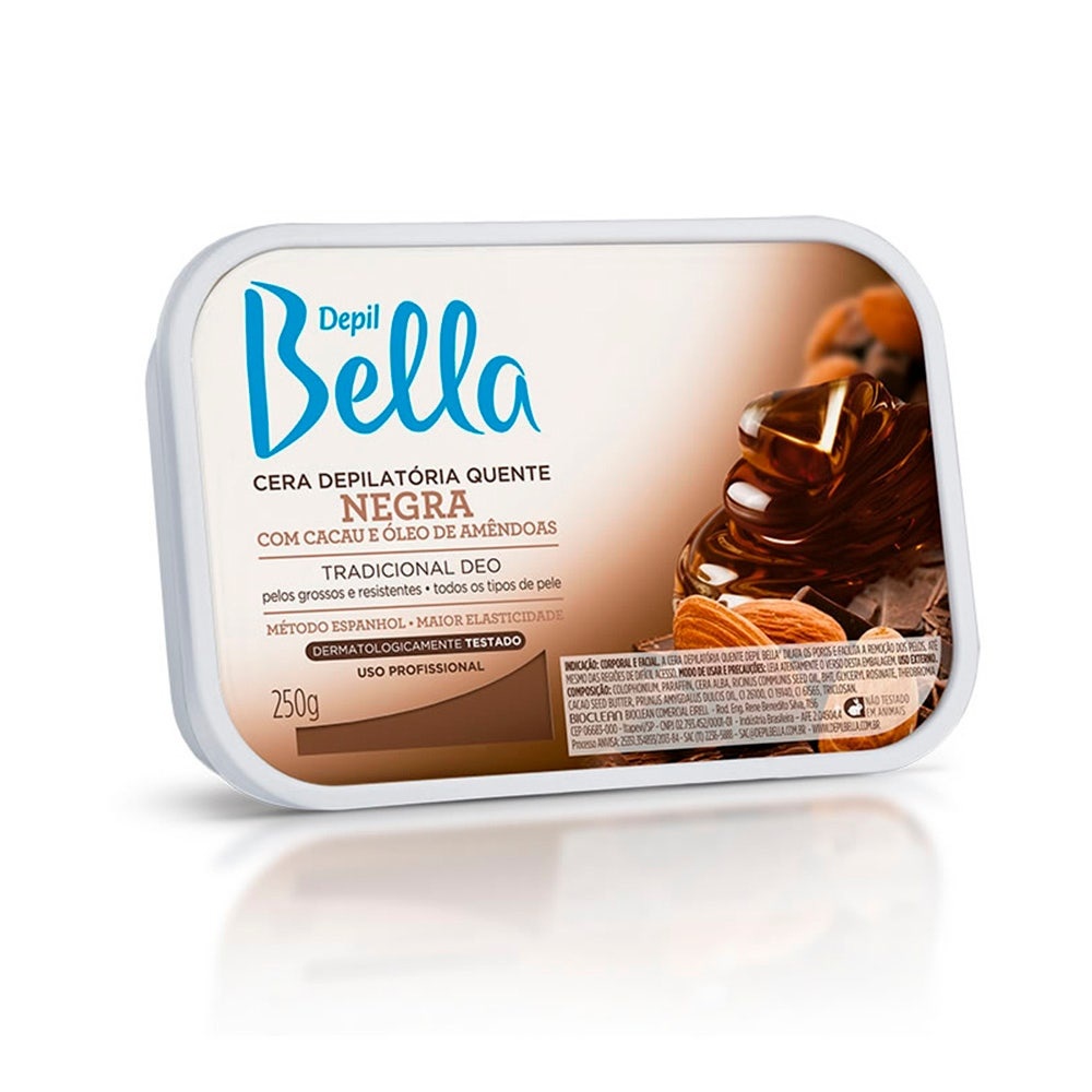 Cera Depilatória Depil Bella Negra 250g