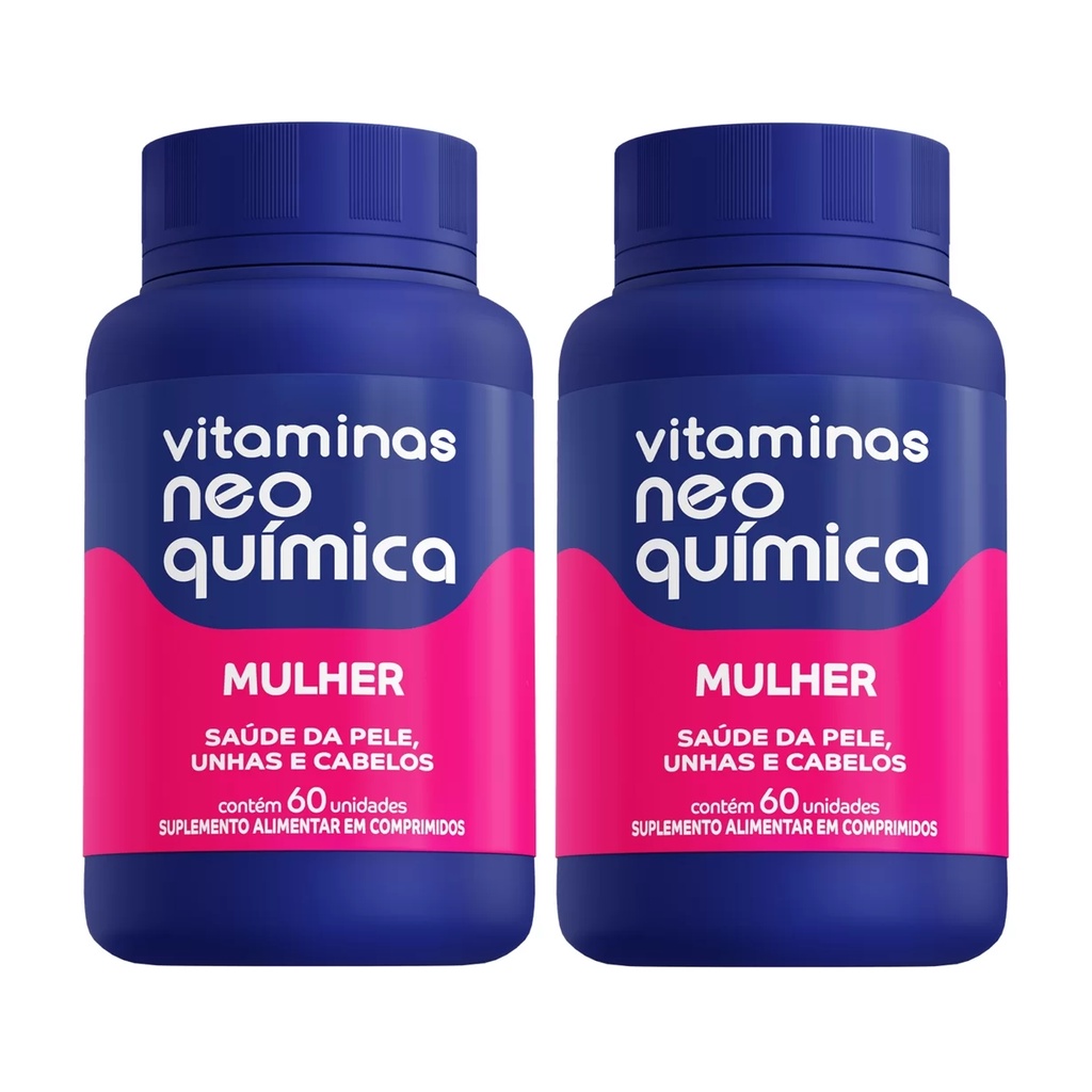 Kit 2 Vitamina Mulher 60 Cápsulas - Neo Química