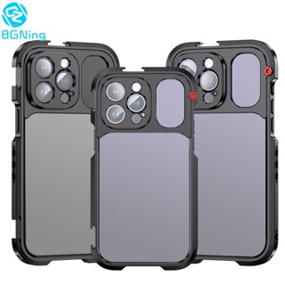 BGNing Mobile Phone Cage Rig Cold Shoe 1/4 " Mount for Protective Case Vlog Kit Estabilizador De Microfone Suporte Flash