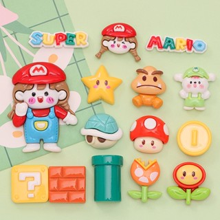 Jibbitz Charms Mario Series Crocs Diy Shoes Decoração Charm Acessórios De Bricolage Caixa Telefônica Sapatos De Fivela Mulher