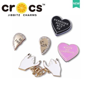 Crocodilos de Metal jibbitz Sapato Fivela Coração Colorido Fivela Decorativa Fivela de charme