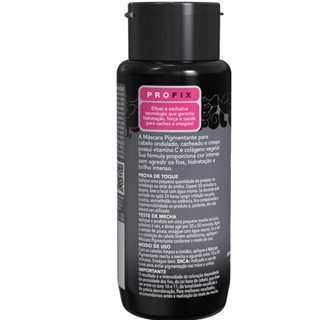 Máscara Pigmentante Salon Line Tô De Cacho Preto 150ml