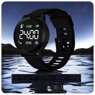 Relógio De Pulso Astronauta Pulseiras Eletrônicas LED Calendário Relógios Digitais Esportes À Prova D