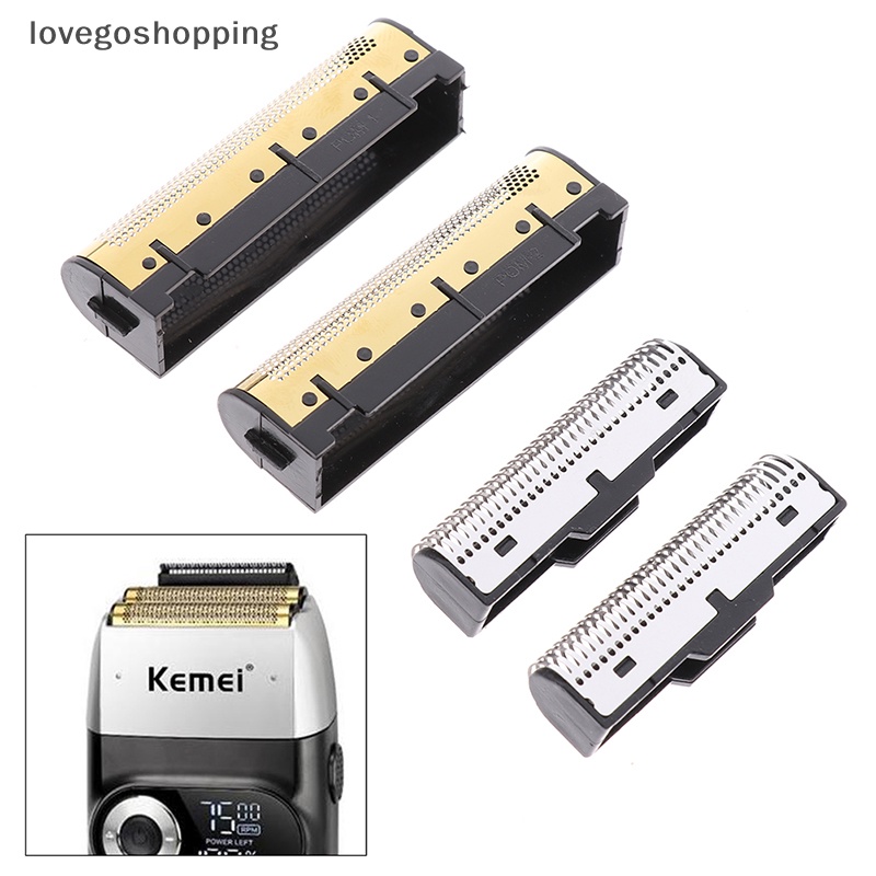 [lovego] Conjunto De Lâminas De Reposição Para Aparador De Cabelo Km-2026 Barber Cutg BR