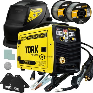 Aparelho Inversor Maquina de Solda 180A Bivolt 127/220V Mig Mag Tig Eletrodo + 2 Arames Mig + Mascara 2 Esquadros Super Tork em Oferta na Shopee