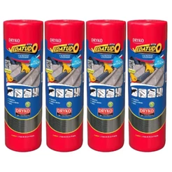 Fita Autoadesiva Asfáltica Vedatudo 45 cm x 10 m 4 Unidades DRYKO