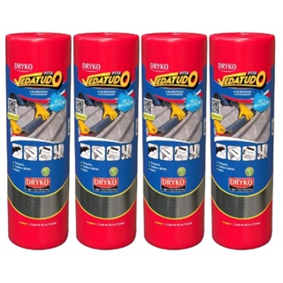 Fita Autoadesiva Asfáltica Vedatudo 45 cm x 10 m 4 Unidades DRYKO em Oferta na Shopee
