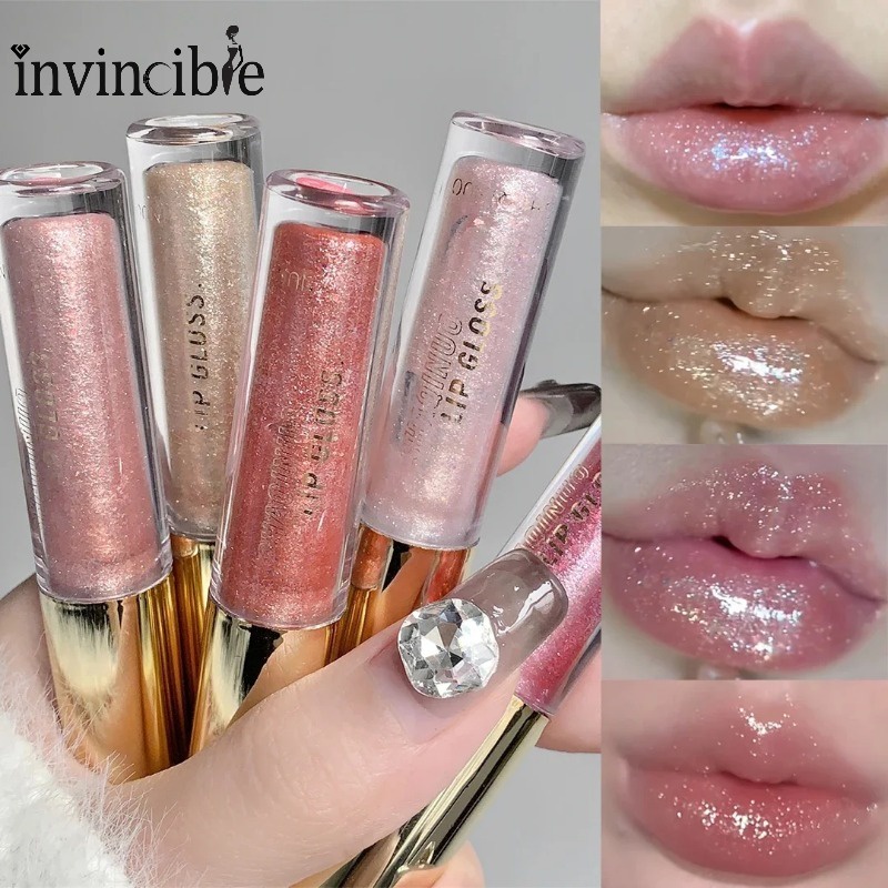 5 Cores Mirror Glitter Brilho Labial Vermelho Brilhante Sexy Batom Líquido Hidratante De Longa Duração Maquiagem Natural Dos Lábios em Oferta na Shopee