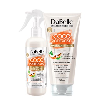 Kit DaBelle Hair Intense Coco Poderoso Fluido Hidratante + Manteiga Nutritiva (2 produtos)