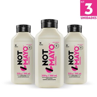Kit 3x Maionese Vegetal NotCo NotMayo Original Squeeze 350g