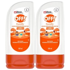 Kit 2 Repelente de Insetos Off! Loção Family 100ml