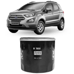 Filtro Óleo Ford Ecosport Fiesta Ka Ranger MANN-FILTER W7800