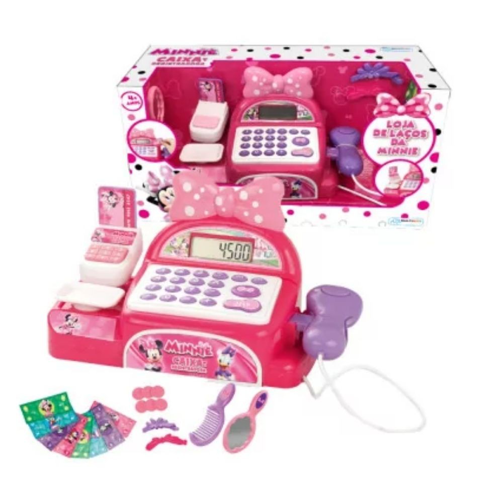 Caixa Registradora Loja de Laço Minnie Multikids - BR1183 em Oferta na Shopee