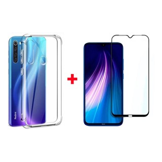 Capa Case Capinha Para Redmi 8 8A + Película 3D Vidro Temperado