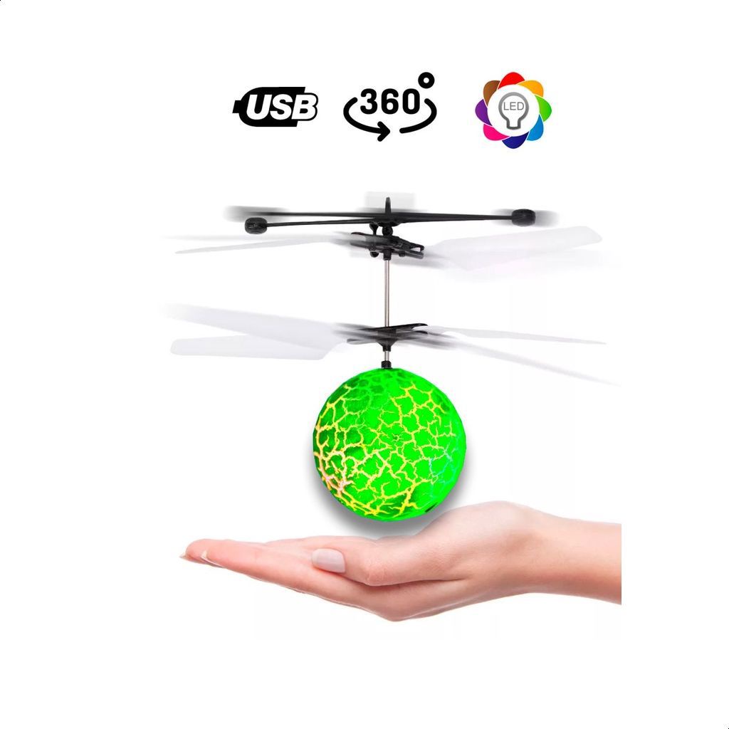 Mini Drone Bolinha Voadora Brinquedo Infantil Helicoptero