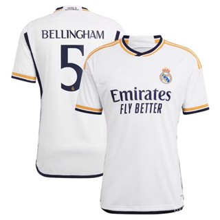 Camisa Bellingham do Real Madrid 2023/2024-modelo oficial-primeira unf