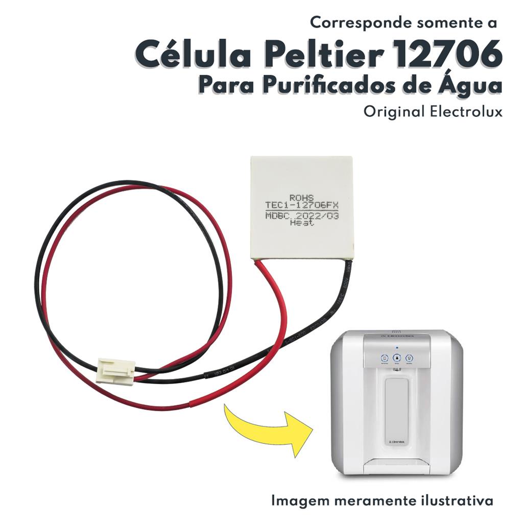 Celula Peltier Para Purificador De Agua Electrolux PE12B PE12A PE12V PE12G A12444201 Original Electrolux