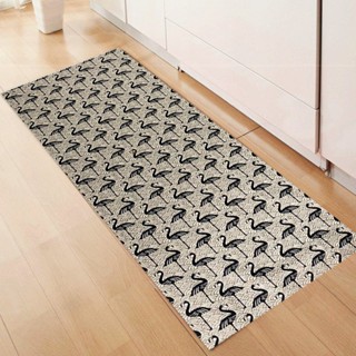 Tapete Passadeira Cozinha Sala Quarto Antiderrapante 1,35m x 0,45m Jacquard Decoração