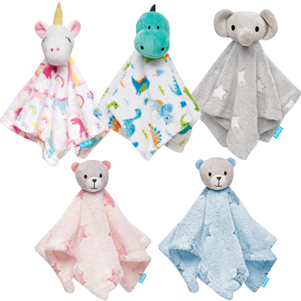 Naninha Macia Pelúcia Antialérgica Bebê Soninho Objeto De Transição Buba em Oferta na Shopee
