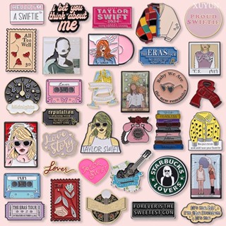 50 Estilos Taylor Swift Música Álbum De Esmalte Alfinetes Canção Letras Metal Broches Bilhetes De Concerto Fã Crachás Colecionáveis Mochila Acessórios Jóias Presentes Para Amigos