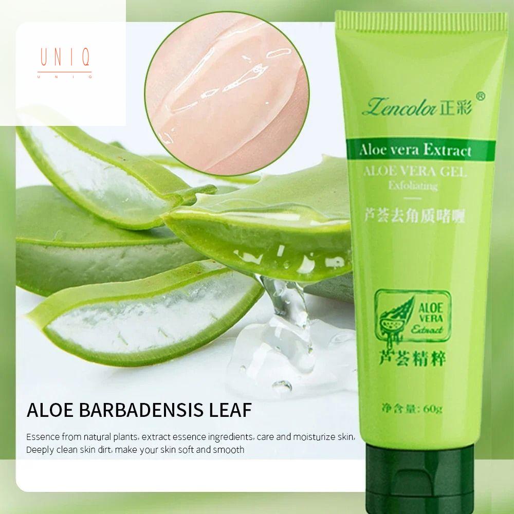 UNIQ Gel Creme , Esfoliante Gentilmente Refrescante De Aloe Vera , Hidratante Para Peles Mortas Melhora O De Limpeza Profunda Mulheres De Cabeça Preta