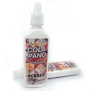 Cola Pano Para Tecidos De Algodão Branca 35g Acrilex Kit 2 em Oferta na Shopee