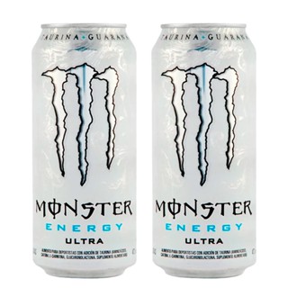 Kit Energético Monster Energy Ultra Lata 473ml - 2 unidades
