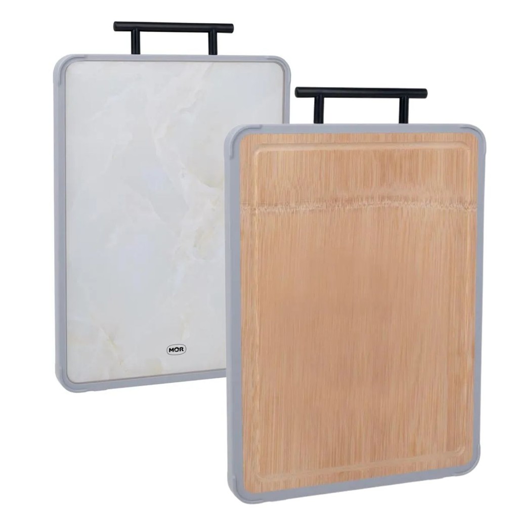 Tábua Para Corte De Bamboo Duo 44,5x30cm 3399 - Mor em Oferta na Shopee
