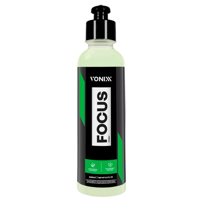 Focus 240ml Vonixx Composto Polidor Vidros Remove Manchas