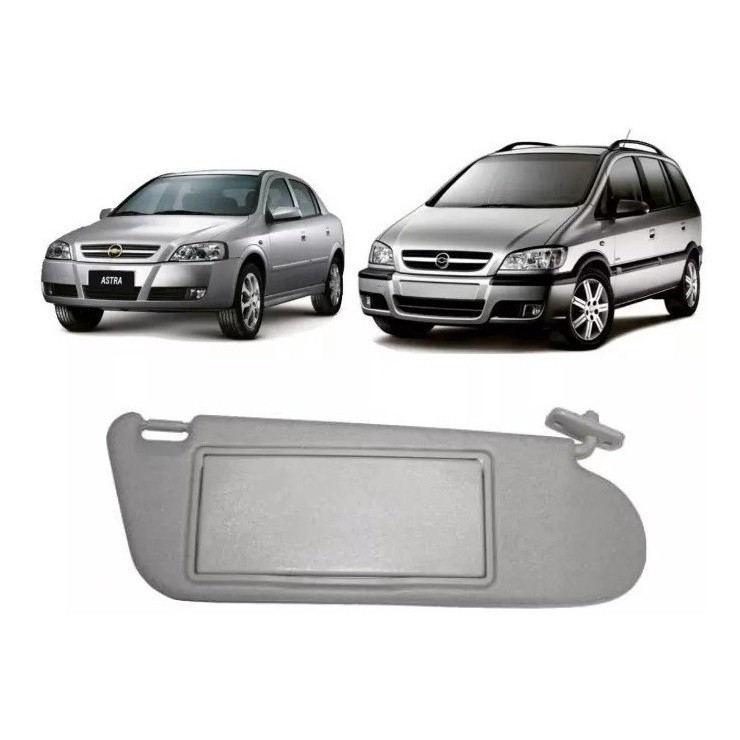 Quebra Sol Chevrolet Astra Zafira Com Espelho - Lado Direito