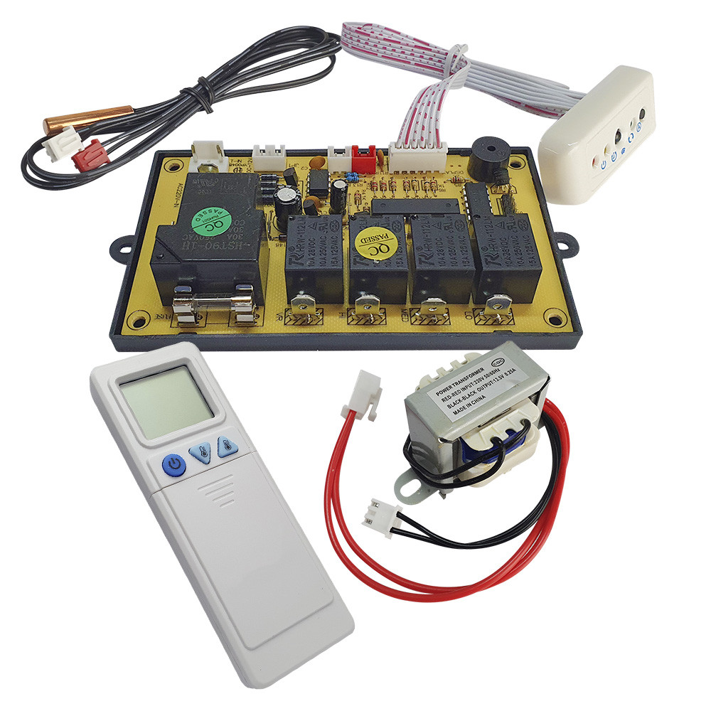 Placa Universal Para Ar Condicionado Piso Teto e Split Com Controle e 2 Sensores