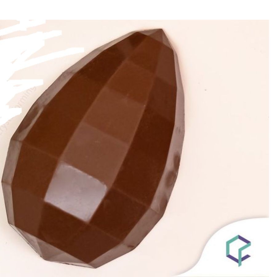 Forma para Ovo de Páscoa Diamantado 350g - 1 unidade - Crystal em Oferta na Shopee