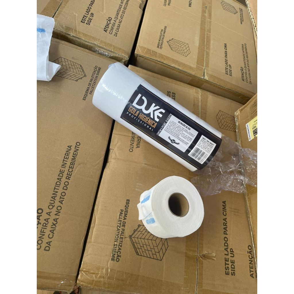 Fita Gola Higiênica para Salão - Proteção e Higiene - Rolo Auto Colante