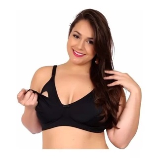 Sutiã Amamentação Gestação plus size microfibra alça reforçada em Oferta na Shopee