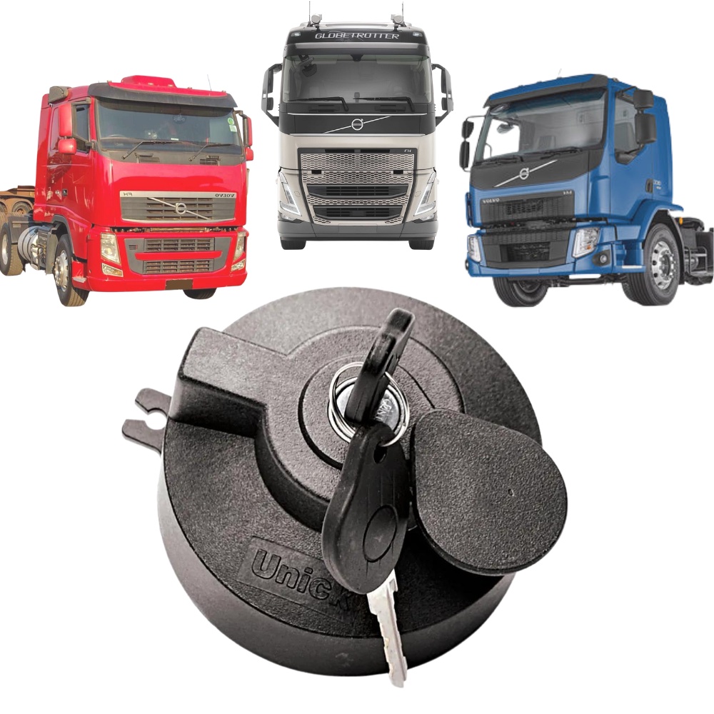 Tampa De Combustível Vedada Tanque Plástico Volvo Caminhões em Oferta na Shopee