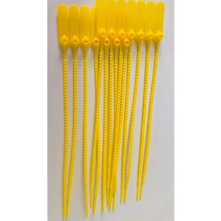 Lacre espinha de peixe 23cm amarelo com 100 unidades Rigoran
