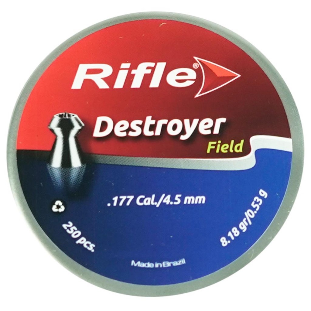 Chumbinho 4.5mm Rifle Destroyer Field - 250un - Sports & Outdoors