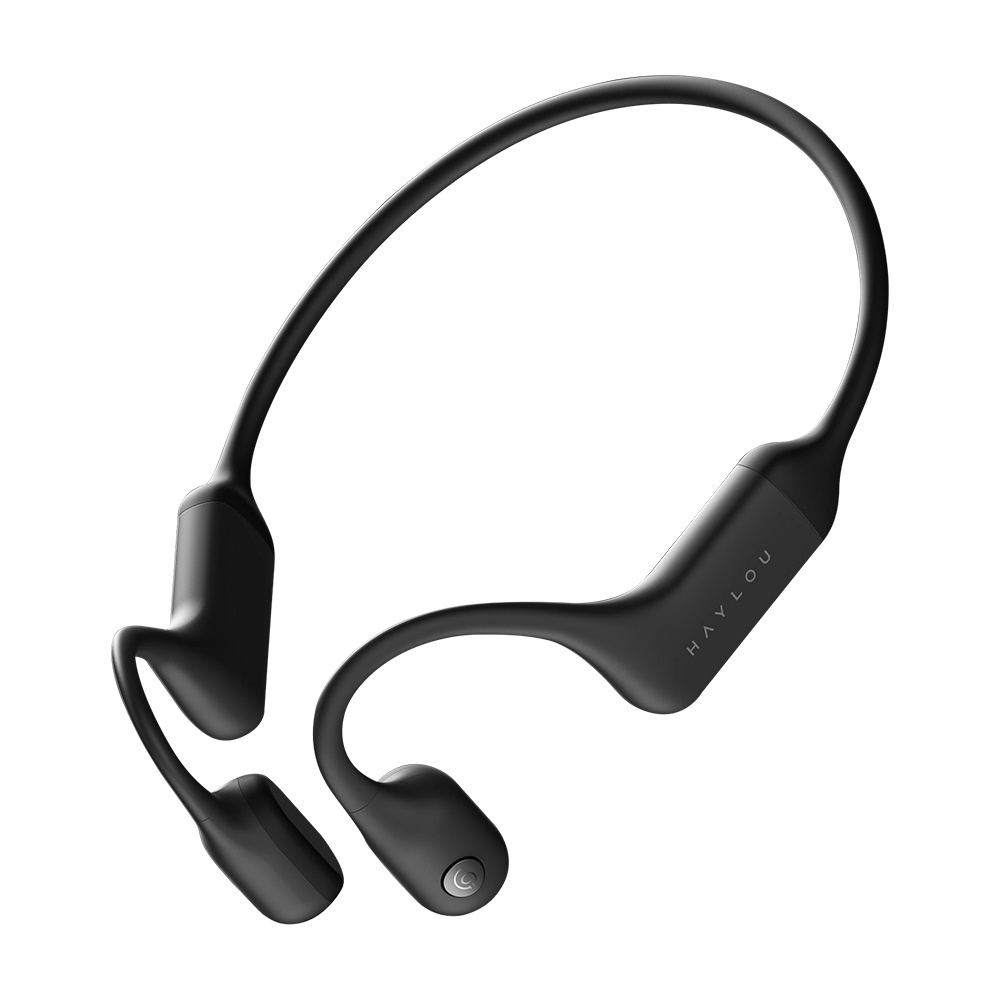 Fone Ouvido Sem Fio Haylou Bc01 BLE 5.2 Condução Óssea Preto