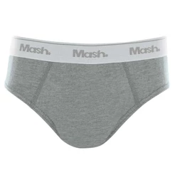 Cueca Slip Mash Masculina Algodão Lisa Infantil