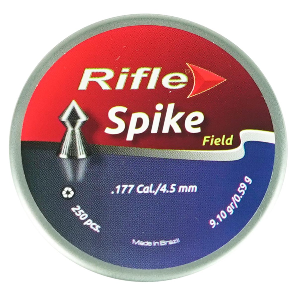 Chumbinho 4.5mm Rifle Spike Field - 250un em Oferta na Shopee