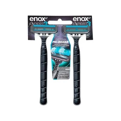 Aparelho De Barbear Enox Expert 3 Lâminas C/2Un